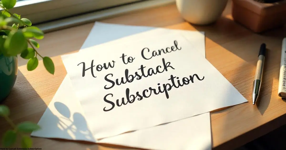 How to Cancel Substack Subscription