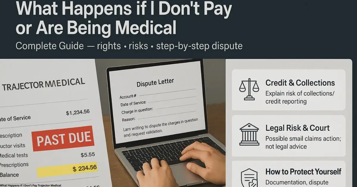 What Happens if I Don’t Pay Trajector Medical