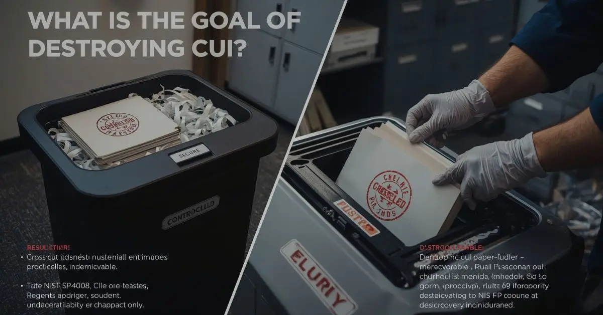 what is the goal of destroying cui