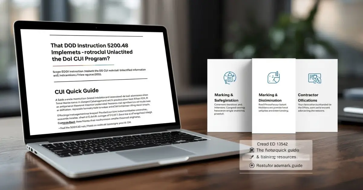 What DoD Instruction Implements the DoD CUI Program