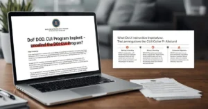 What DoD Instruction Implements the DoD CUI Program