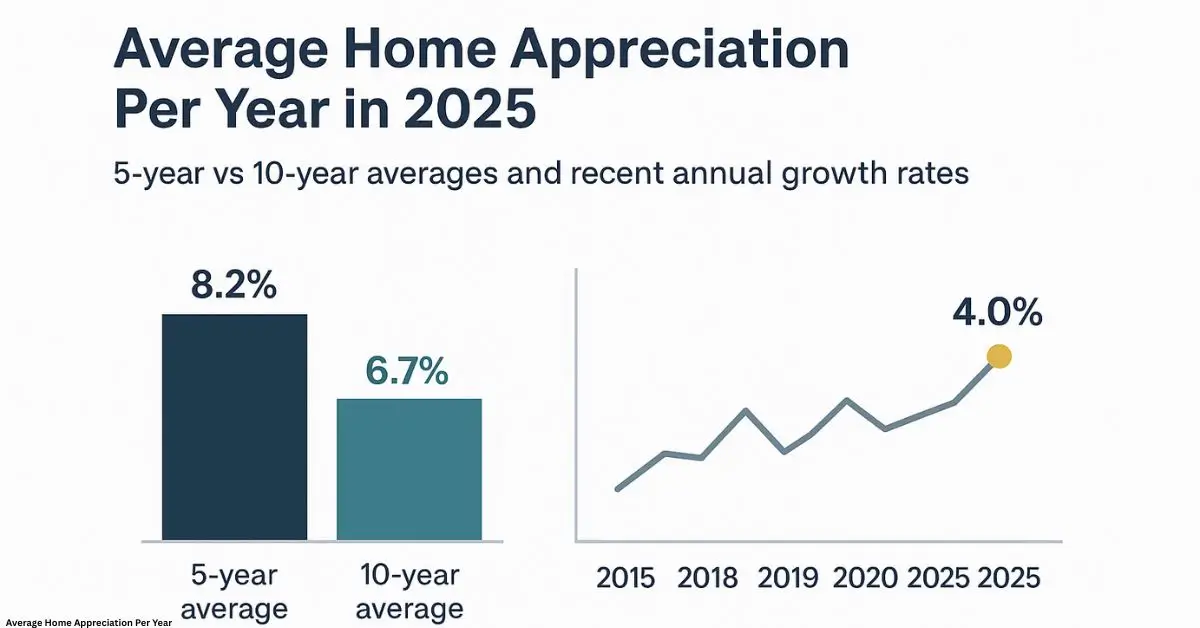 Average Home Appreciation Per Year