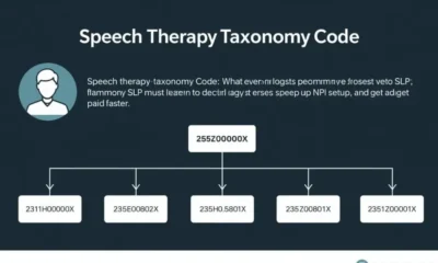 Speech Therapy Taxonomy Code