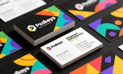 artist business cards psdkeys