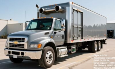 2009 chevrolet c6500 box truck 13'6