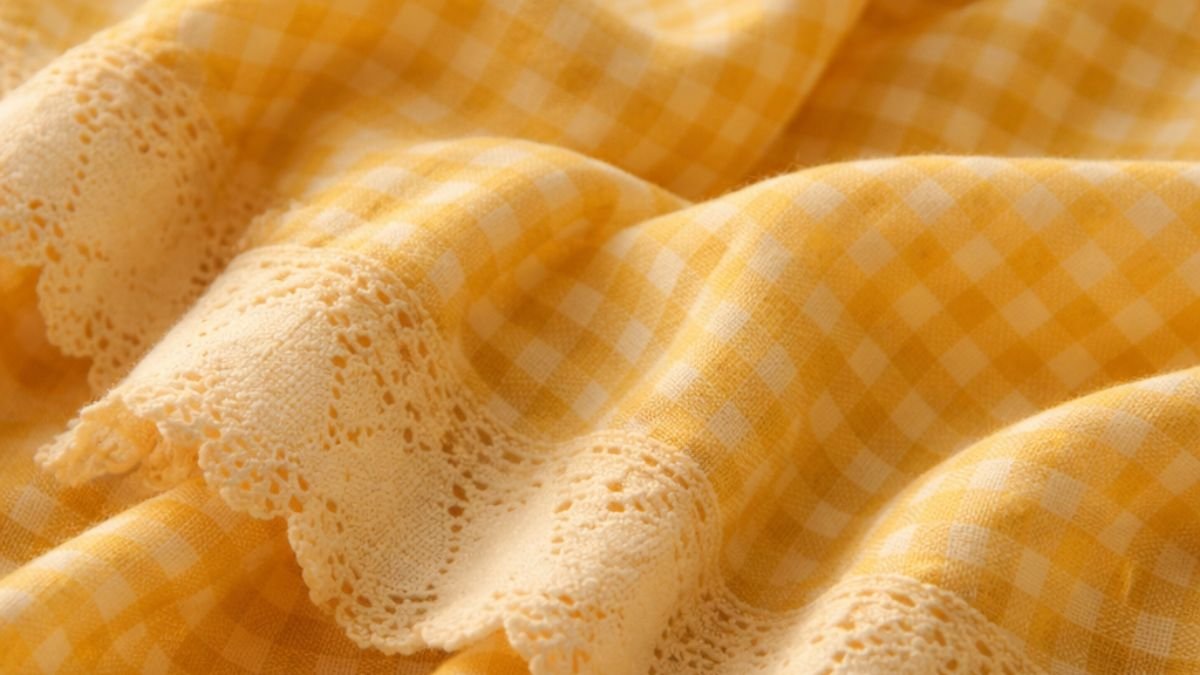 old-fashioned yellow cloth